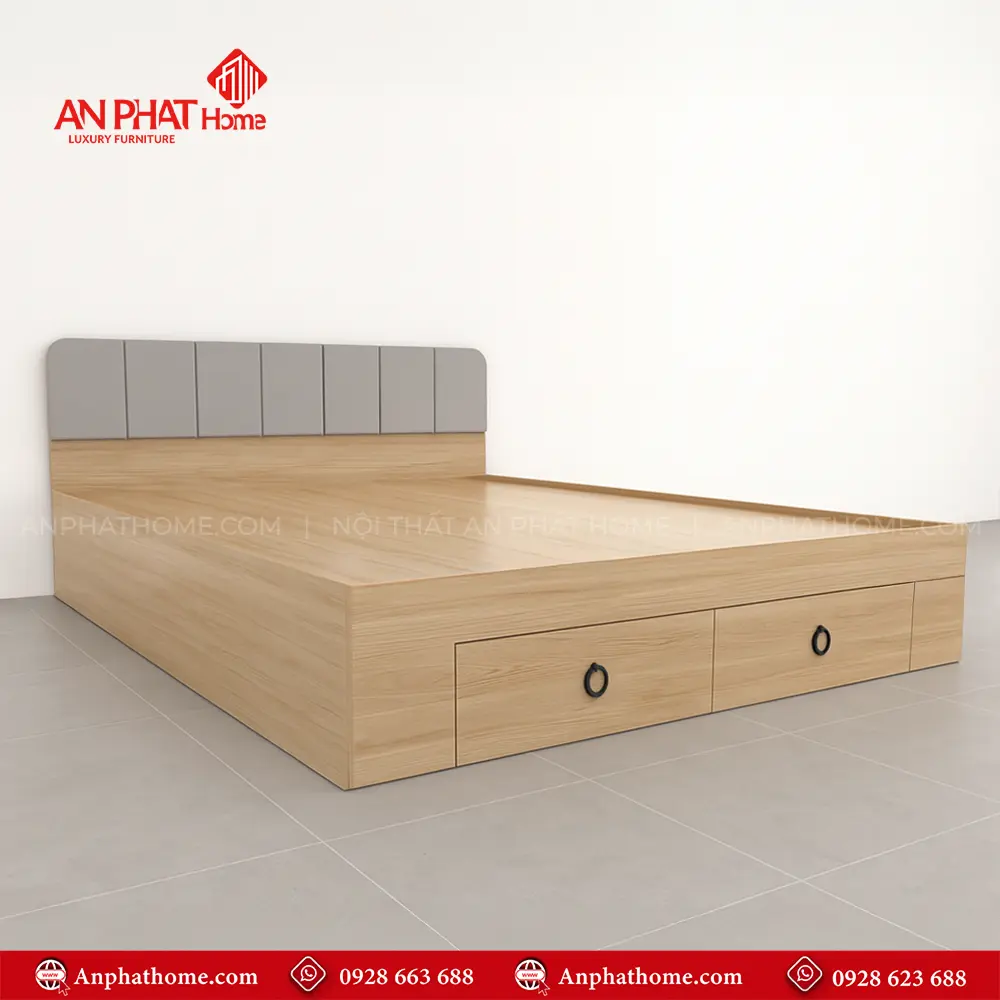 Giường Gỗ Công Nghiệp GN-238 11 Giường Gỗ Công Nghiệp GN-238