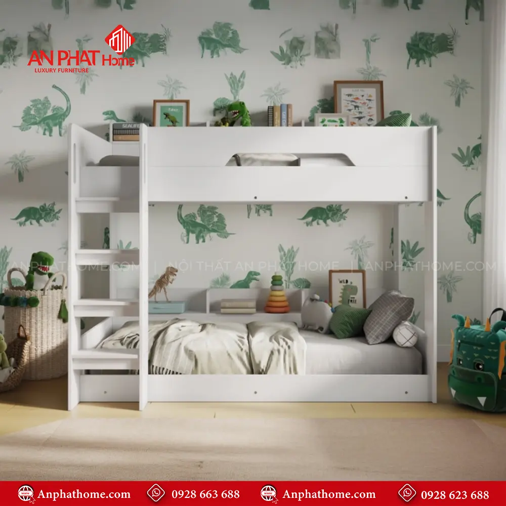 Giường Ngủ 2 Tầng Mẫu Đơn Giản GN-304 24 Giường Ngủ 2 Tầng Mẫu Đơn Giản GN-304