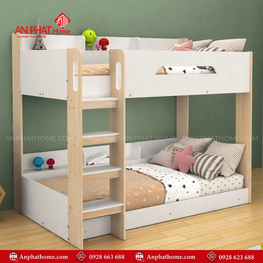 Giường Ngủ 2 Tầng Mẫu Đơn Giản GN-304 23 Giường Ngủ 2 Tầng Mẫu Đơn Giản GN-304
