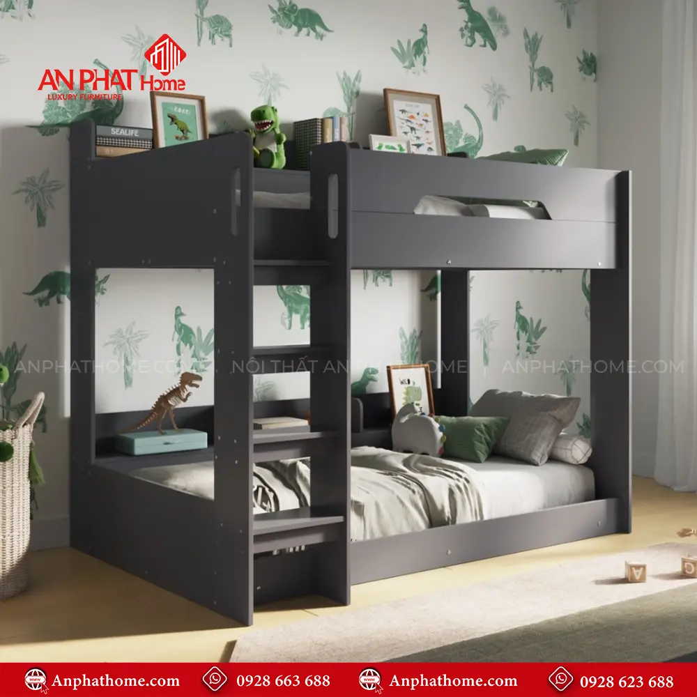 Giường Ngủ 2 Tầng Mẫu Đơn Giản GN-304 27 Giường Ngủ 2 Tầng Mẫu Đơn Giản GN-304