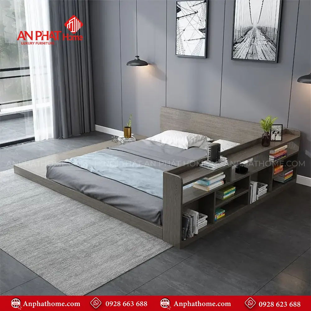 Giường Ngủ Bệt Kiểu Nhật GN-362