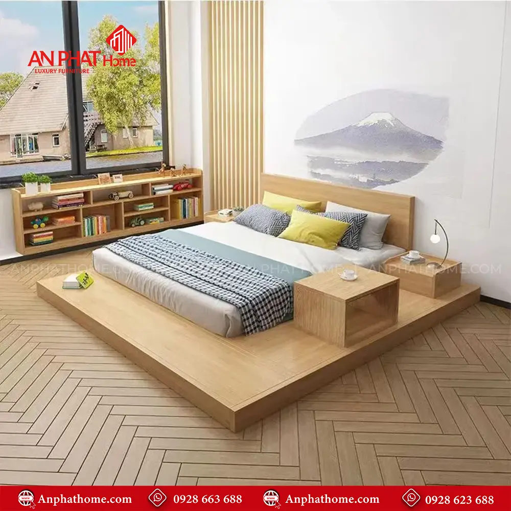 Giường Ngủ Bệt Kiểu Nhật GN-362