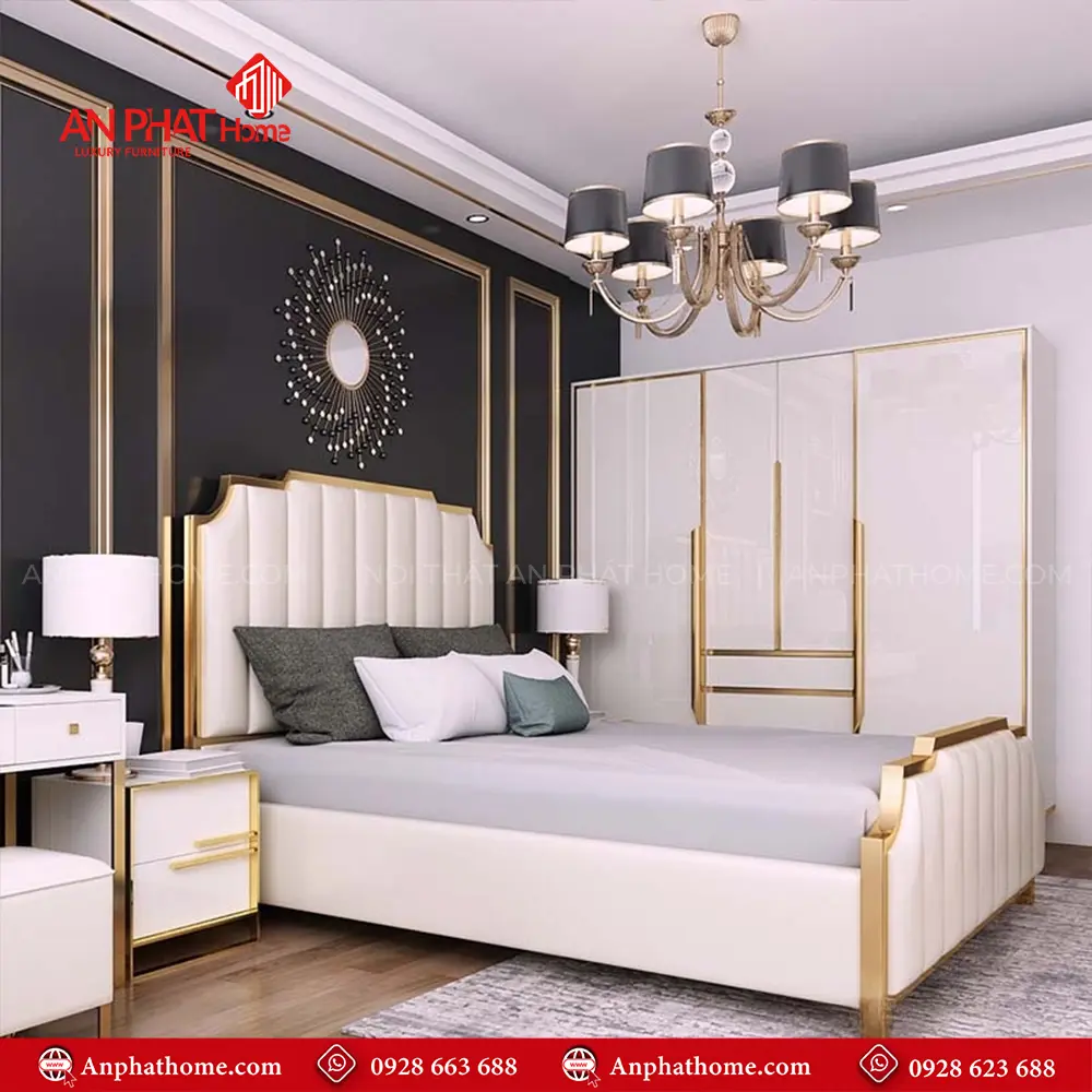 Giường Ngủ Bọc Da Cao Cấp GN-231 22 Giường Ngủ Bọc Da Cao Cấp GN-231