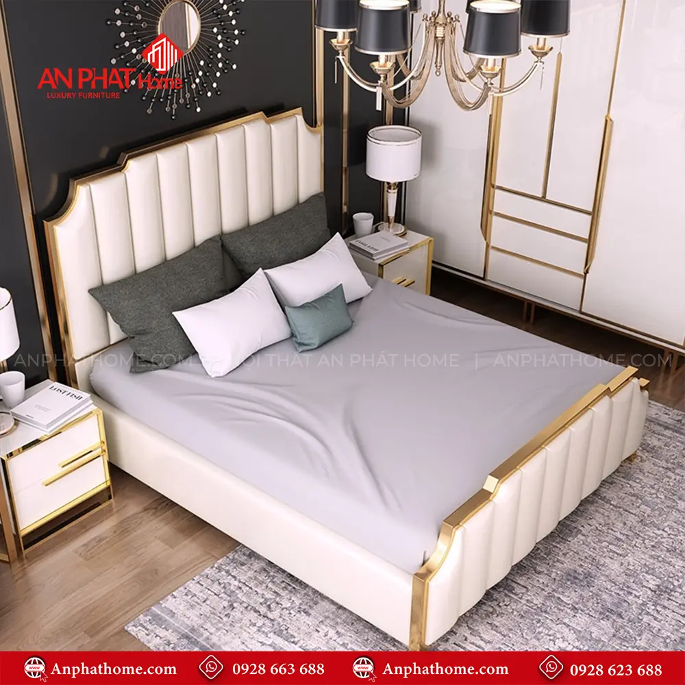 Giường Ngủ Bọc Da Cao Cấp GN-231 23 Giường Ngủ Bọc Da Cao Cấp GN-231