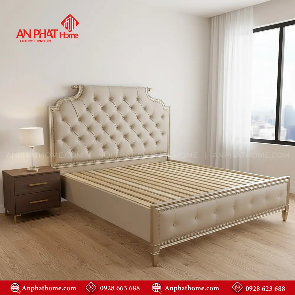 Giường Ngủ Bọc Nệm Cao Cấp GN-265 9 Giường Ngủ Bọc Nệm Cao Cấp GN-265