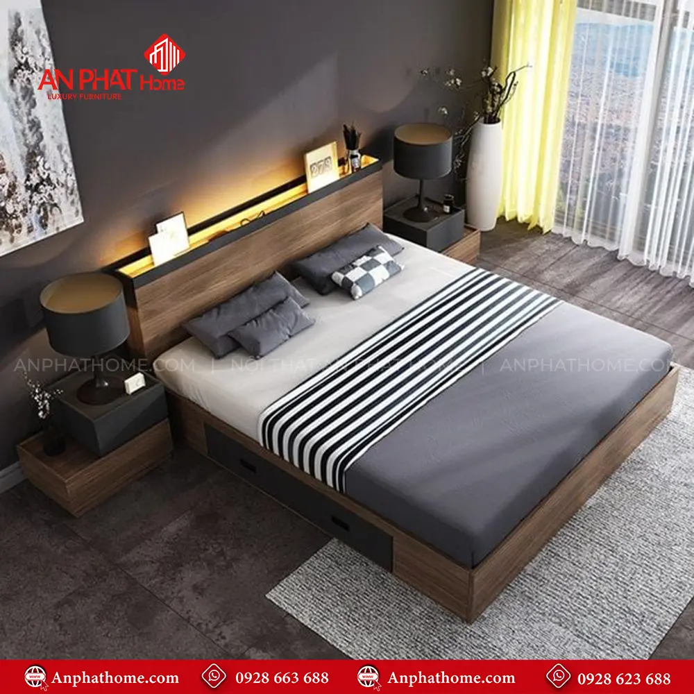Giường Ngủ Cao Cấp Thông Minh GN-333 10 Giường Ngủ Cao Cấp Thông Minh GN-333