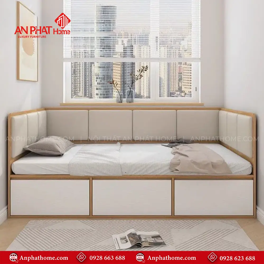 Giường Ngủ Cao Cấp Thông Minh GN-358 9 Giường Ngủ Cao Cấp Thông Minh GN-358