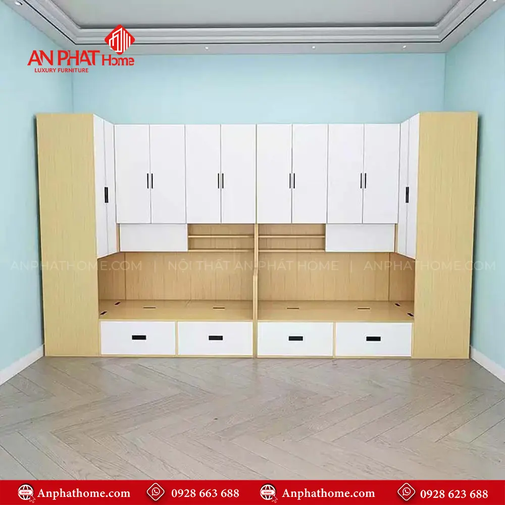 Giường Ngủ Cho Bé Kết Hợp Bàn Học GN-217 20 Giường Ngủ Cho Bé Kết Hợp Bàn Học GN-217