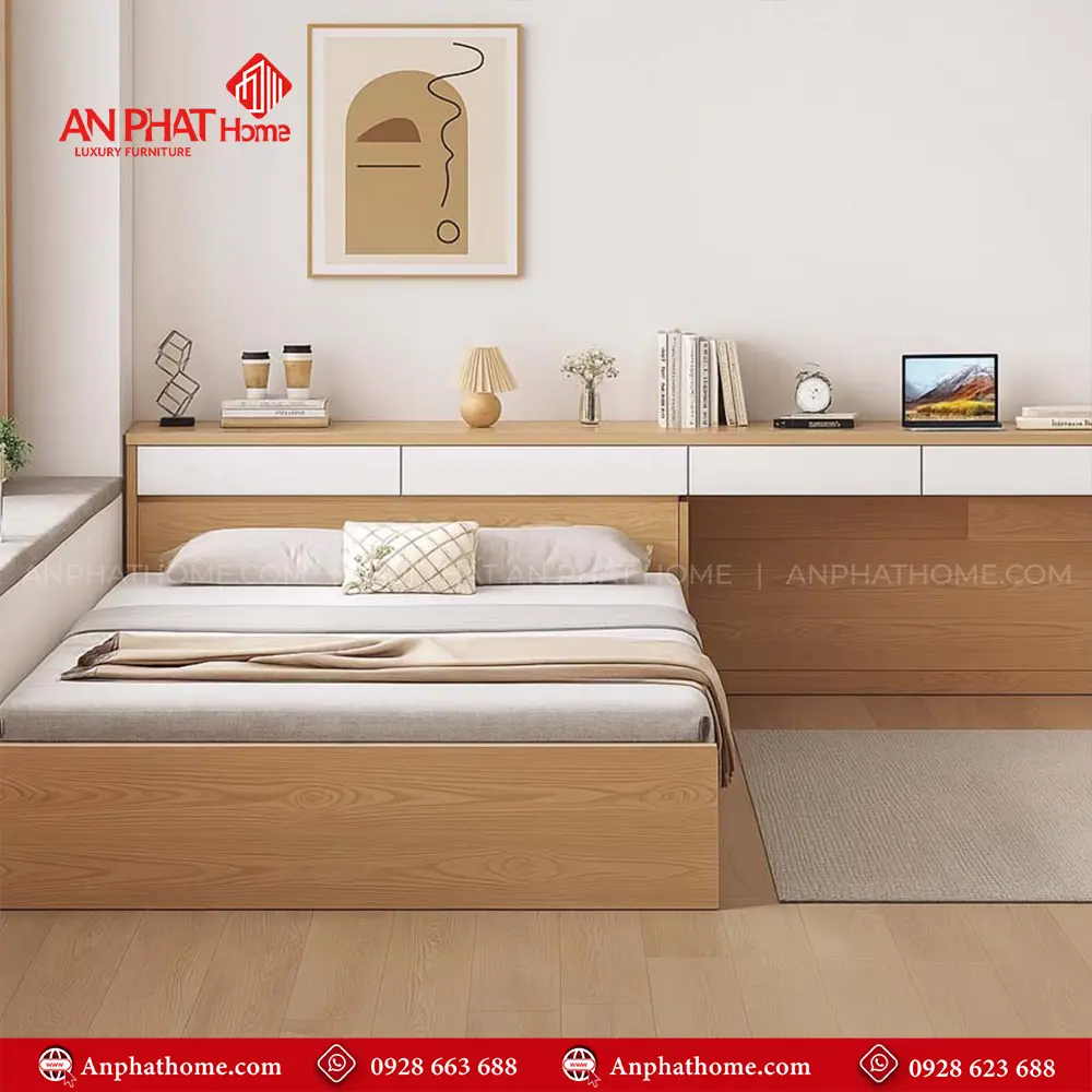Giường Ngủ Đẹp Có Ngăn Kéo GN-213 19 Giường Ngủ Đẹp Có Ngăn Kéo GN-213