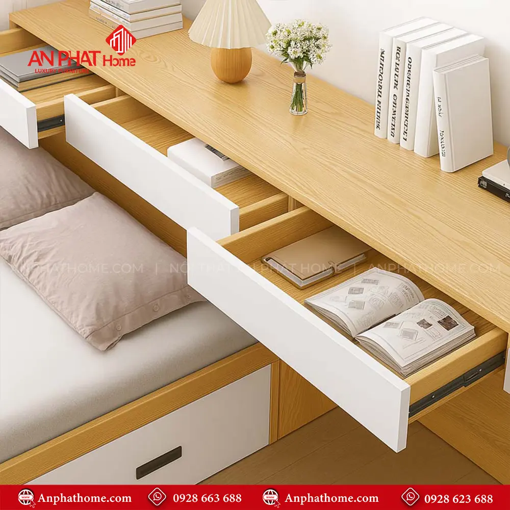 Giường Ngủ Đẹp Có Ngăn Kéo GN-213 21 Giường Ngủ Đẹp Có Ngăn Kéo GN-213