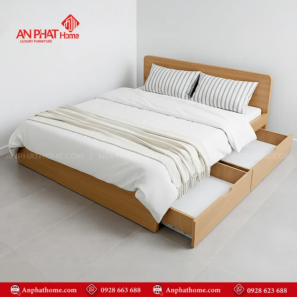 Giường Ngủ Đẹp Có Ngăn Kéo GN-242 6 Giường Ngủ Đẹp Có Ngăn Kéo GN-242