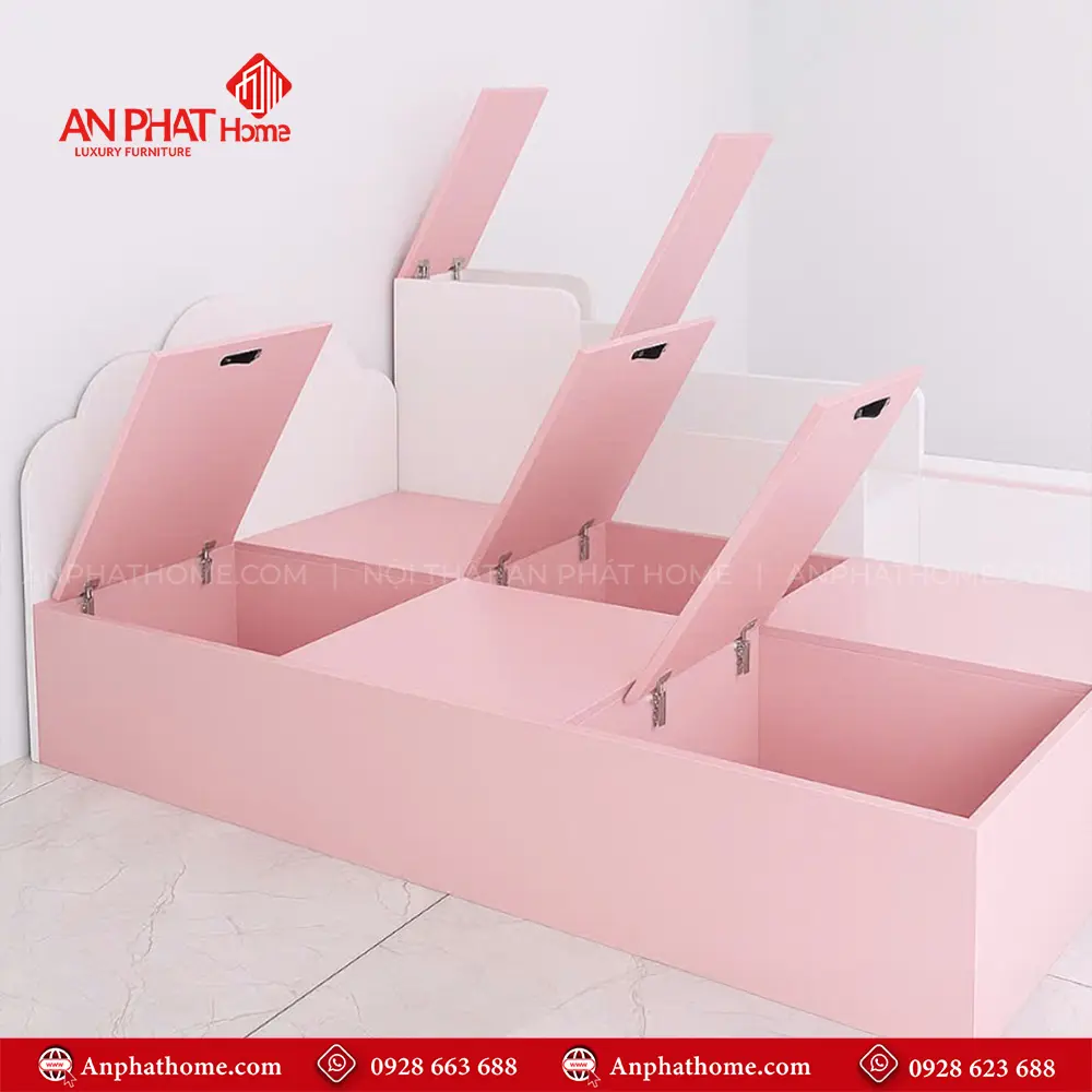 Giường Ngủ Đôi Trẻ Em GN-214 17 Giường Ngủ Đôi Trẻ Em GN-214