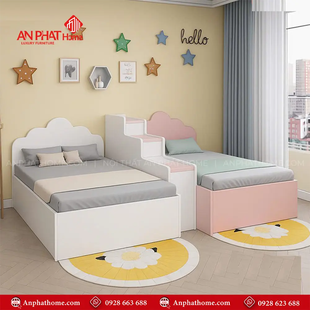 Giường Ngủ Đôi Trẻ Em GN-214 16 Giường Ngủ Đôi Trẻ Em GN-214