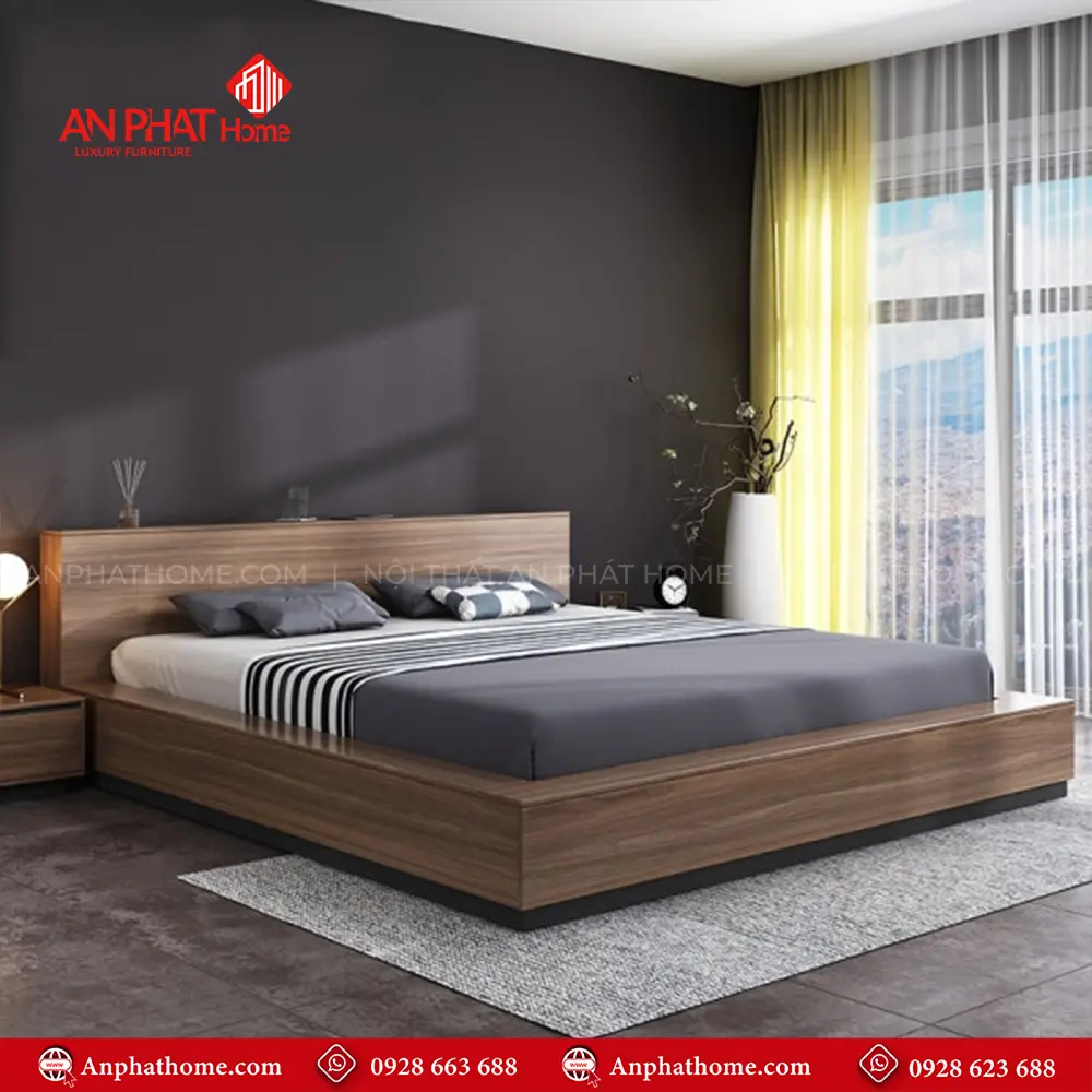 Giường Ngủ Đơn Giản GN-226 16 Giường Ngủ Đơn Giản GN-226