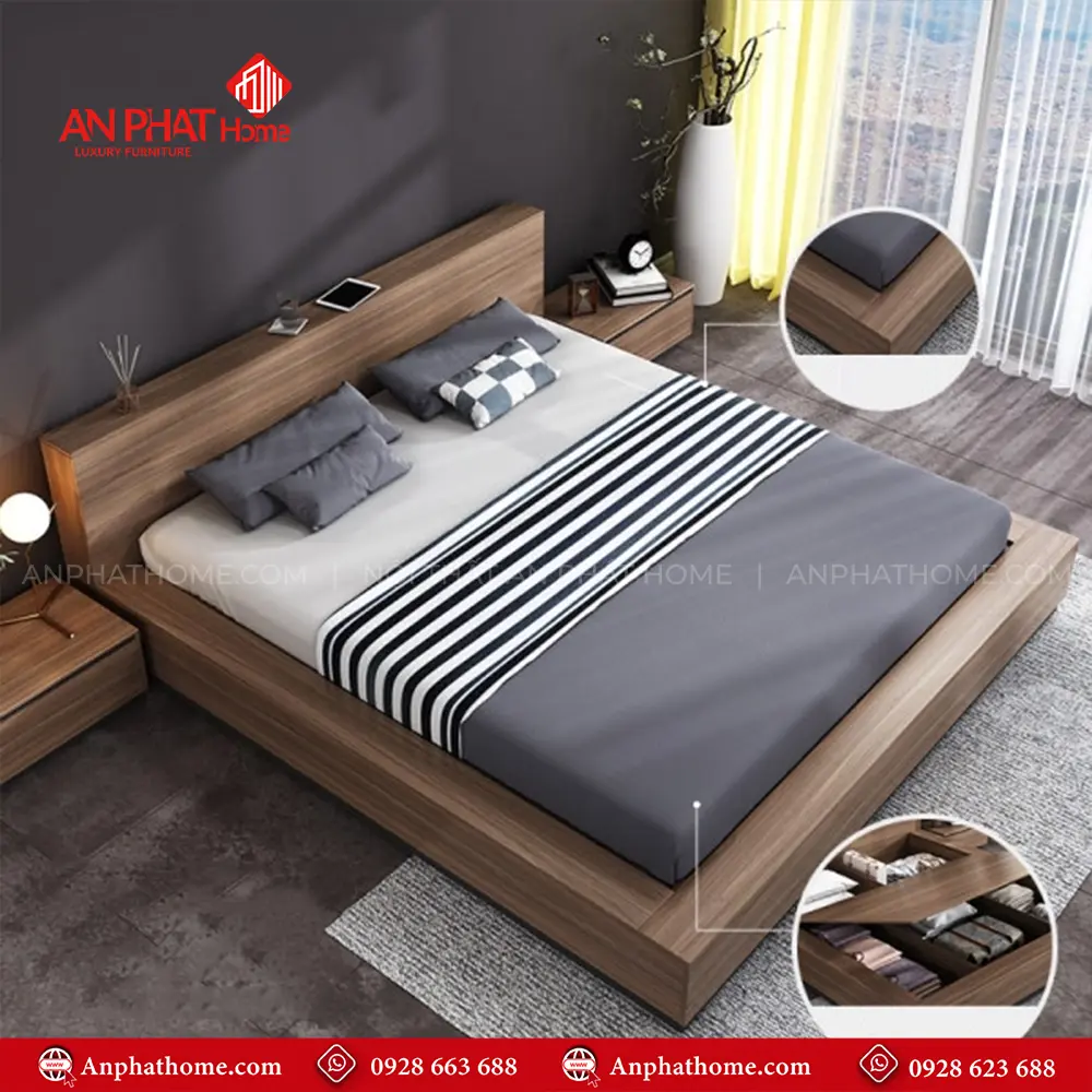 Giường Ngủ Đơn Giản GN-226 14 Giường Ngủ Đơn Giản GN-226