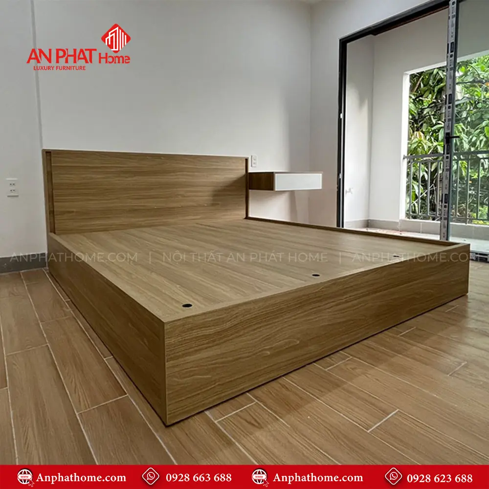 Giường Ngủ Gỗ Công Nghiệp An Phát GN-288 15 Giường Ngủ Gỗ Công Nghiệp An Phát GN-288