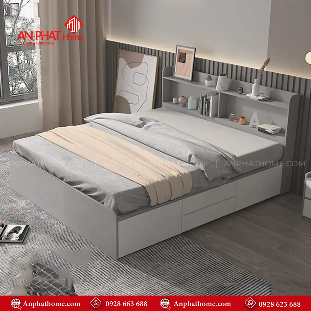 Giường Ngủ Gỗ Công Nghiệp GN-221 19 Giường Ngủ Gỗ Công Nghiệp GN-221