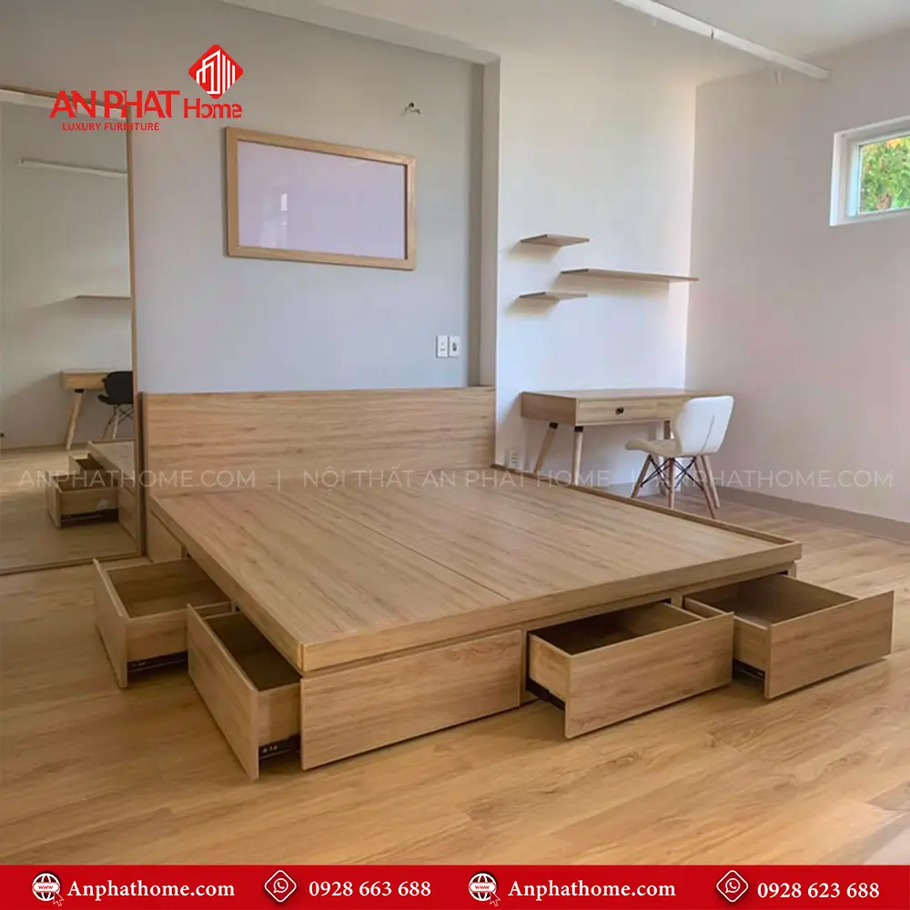 Giường Ngủ Gỗ Đẹp GN-240 11 Giường Ngủ Gỗ Đẹp GN-240