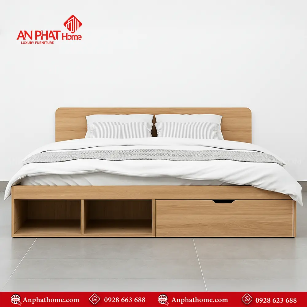 Giường Ngủ Gỗ Đẹp GN-240 10 Giường Ngủ Gỗ Đẹp GN-240