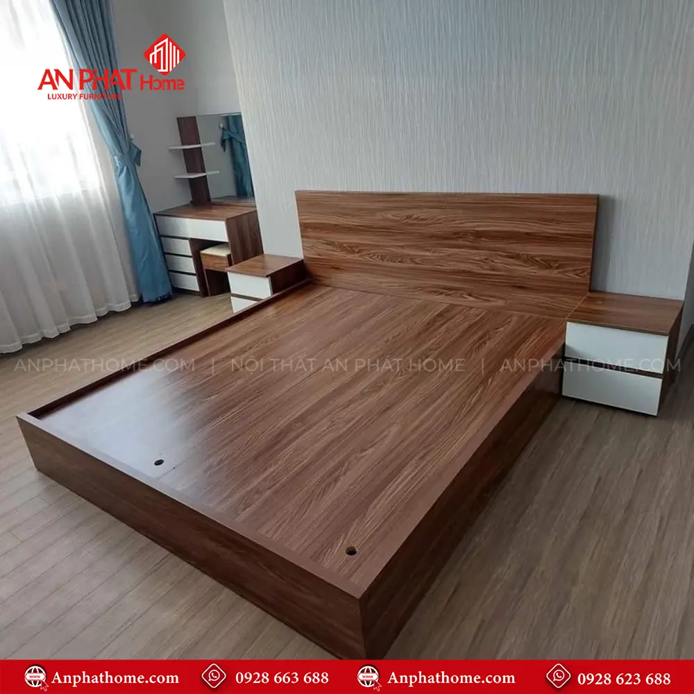 Giường Ngủ Gỗ Đẹp GN-307