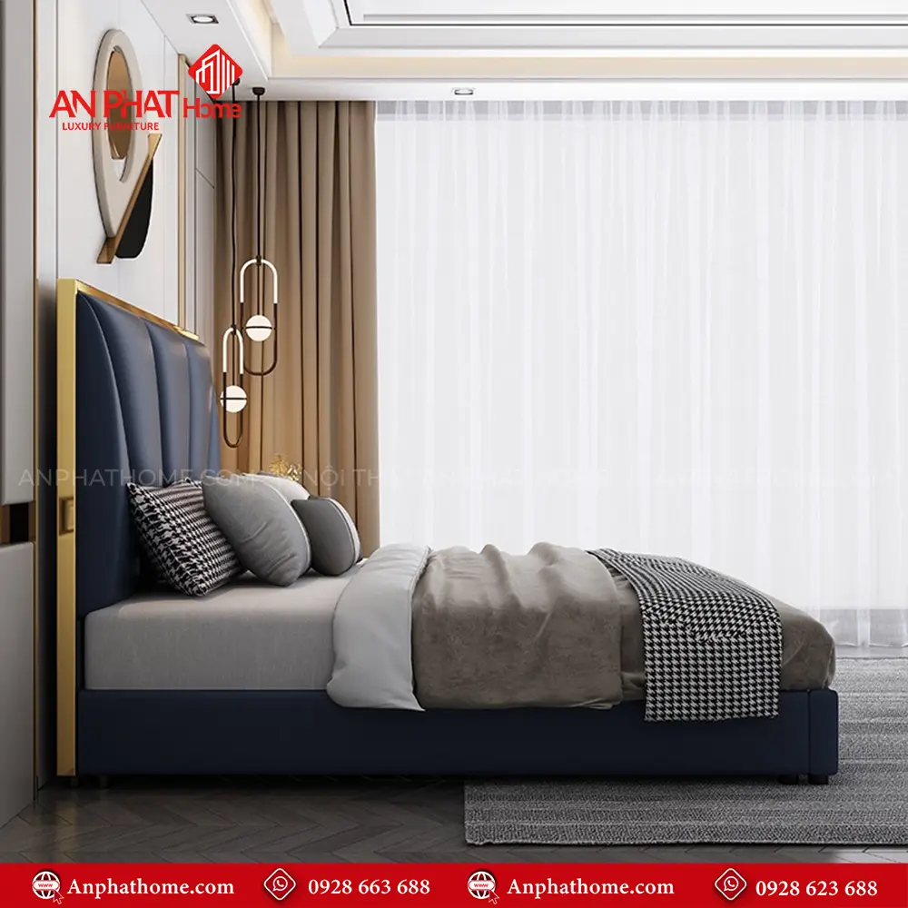 Giường Ngủ Hiện Đại Bọc Da GN-234 10 Giường Ngủ Hiện Đại Bọc Da GN-234