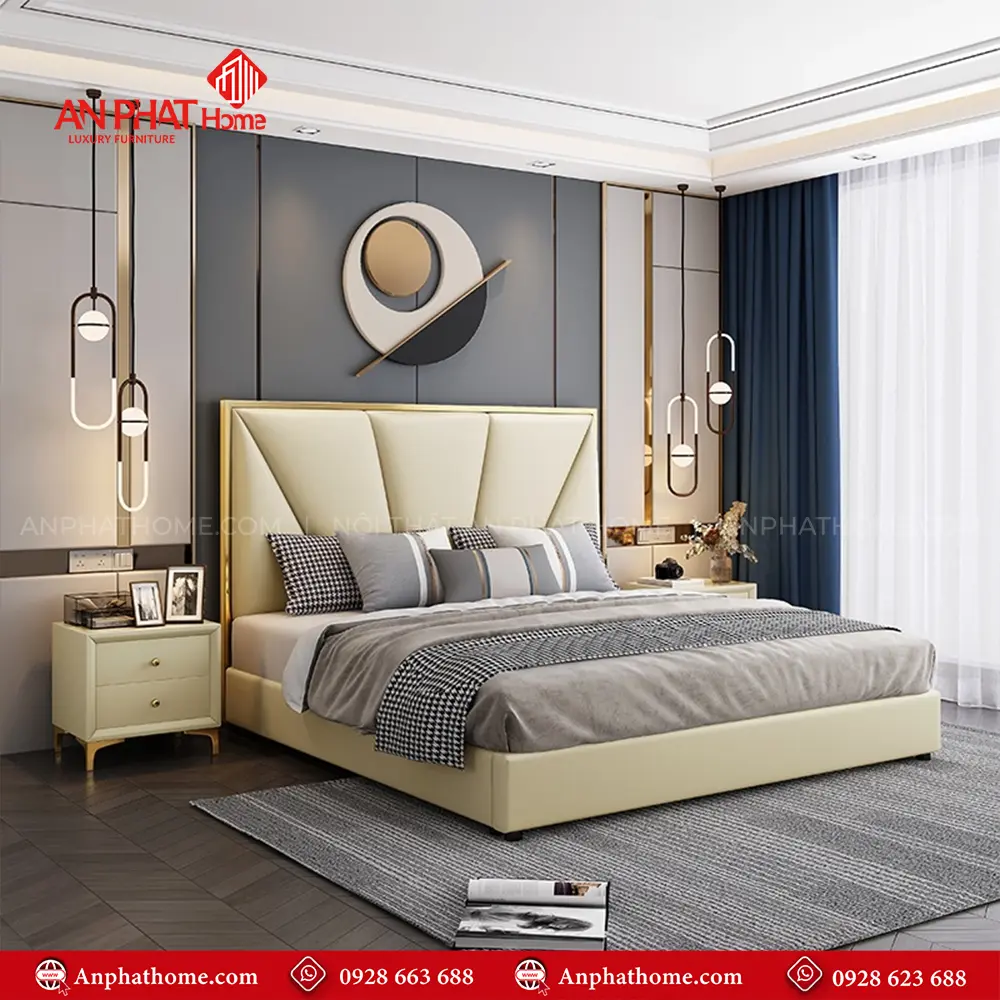 Giường Ngủ Hiện Đại Bọc Da GN-234 11 Giường Ngủ Hiện Đại Bọc Da GN-234