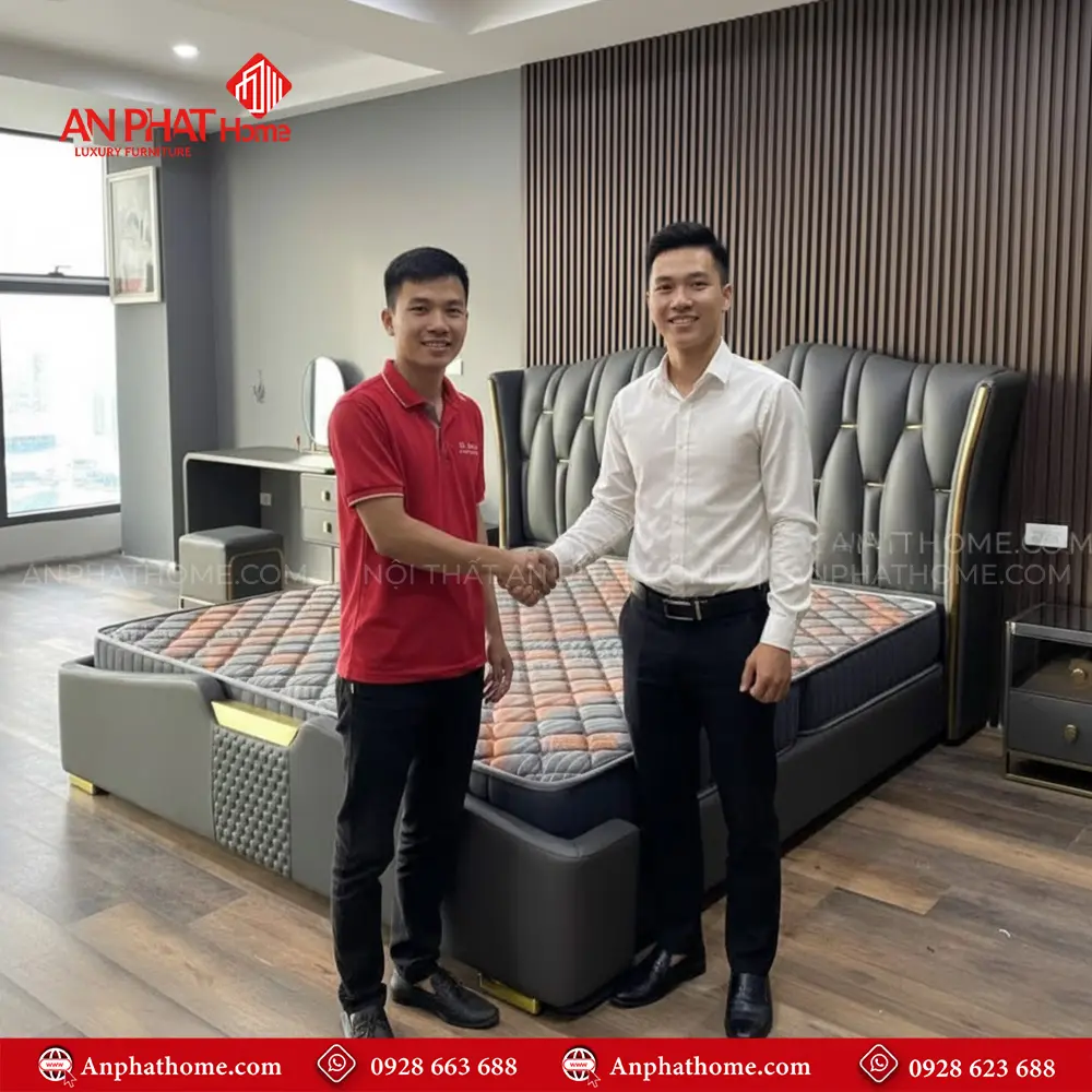 Giường Ngủ Hiện Đại Bọc Da GN-274 9 Giường Ngủ Hiện Đại Bọc Da GN-274