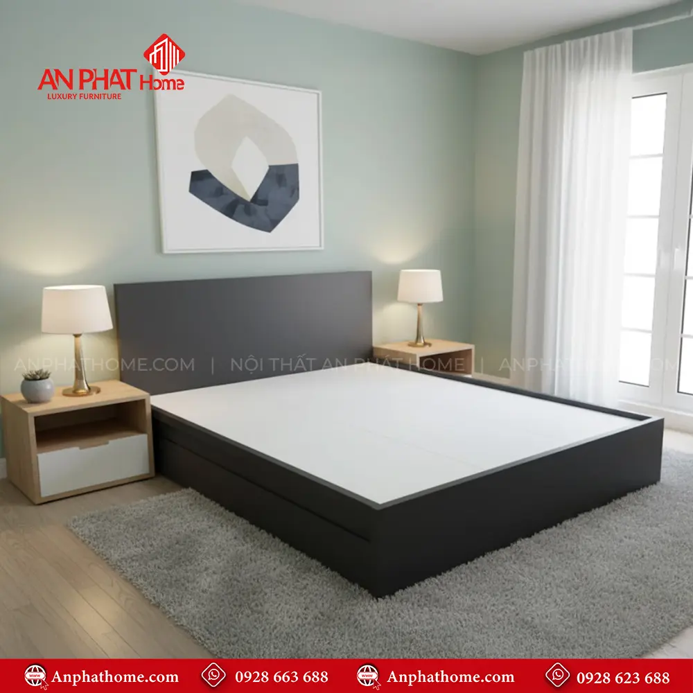 Giường Ngủ Hiện Đại Cao Cấp GN-290 5 Giường Ngủ Hiện Đại Cao Cấp GN-290