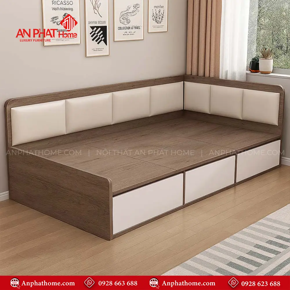Giường Ngủ Hiện Đại Có Hộc Kéo GN-218 14 Giường Ngủ Hiện Đại Có Hộc Kéo GN-218