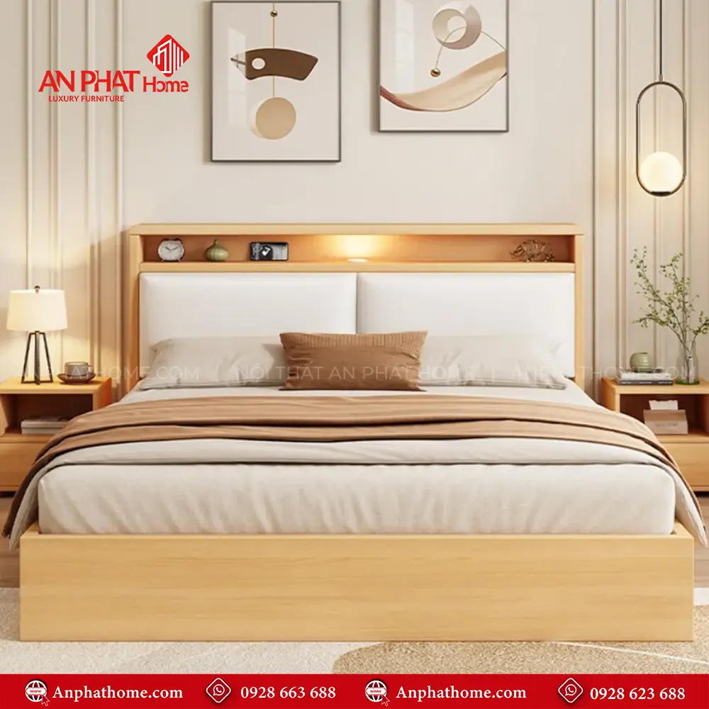 Giường Ngủ Hiện Đại Dáng Hàn Quốc GN-346 6 Giường Ngủ Hiện Đại Dáng Hàn Quốc GN-346