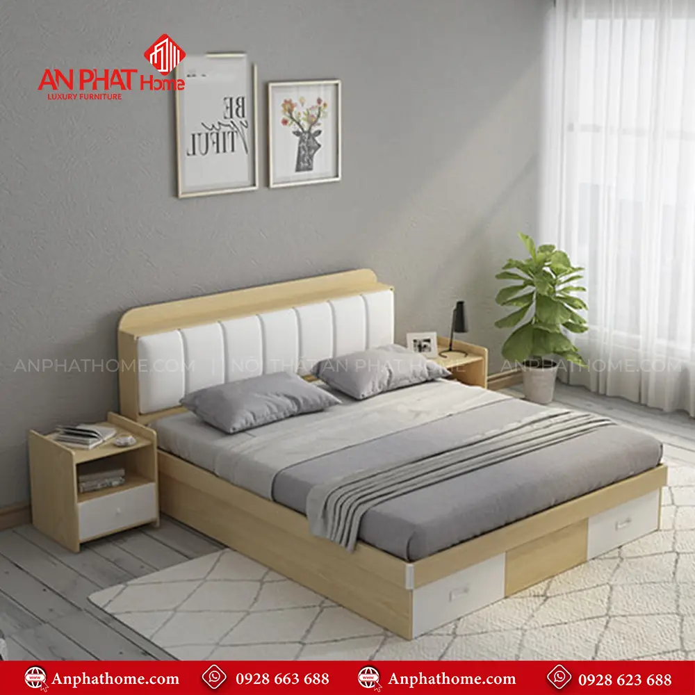 Giường Ngủ Hiện Đại GN-222 10 Giường Ngủ Hiện Đại GN-222