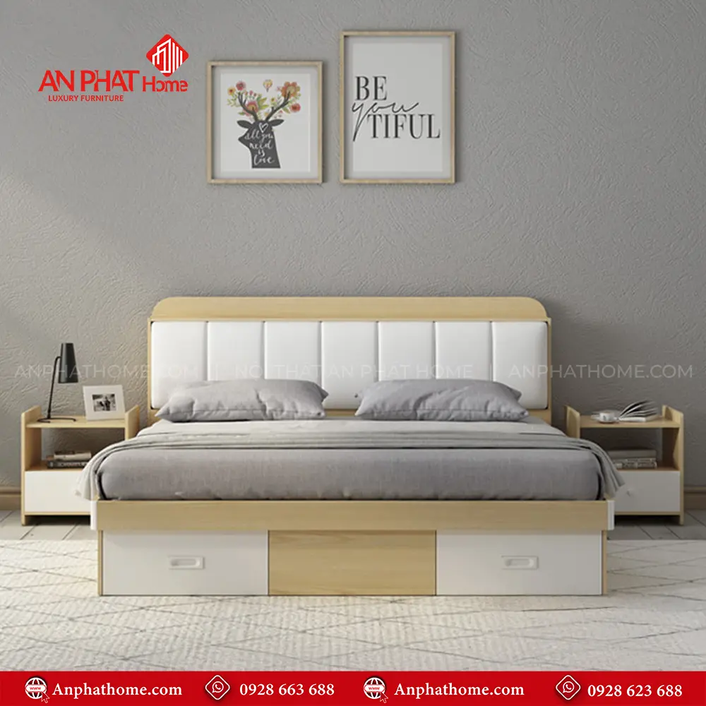 Giường Ngủ Hiện Đại GN-222 9 Giường Ngủ Hiện Đại GN-222