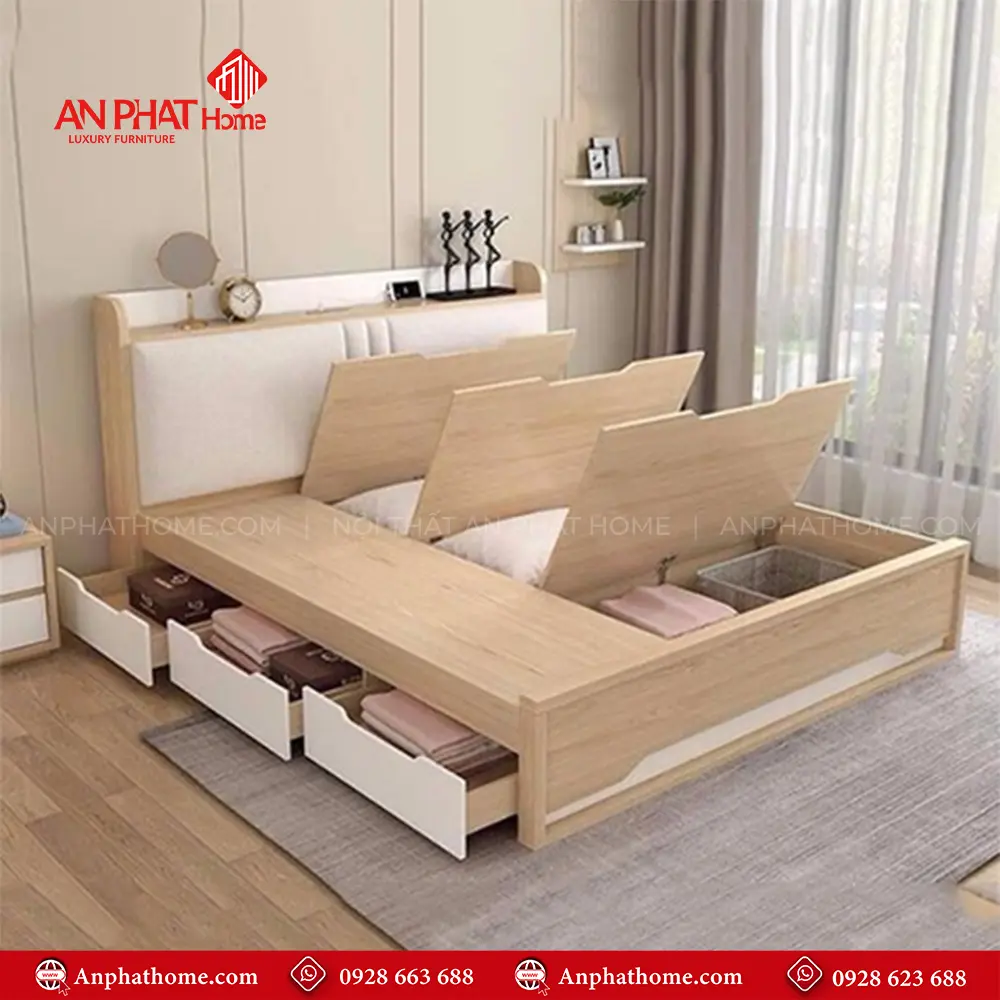 Giường Ngủ Hiện Đại GN-224 9 Giường Ngủ Hiện Đại GN-224