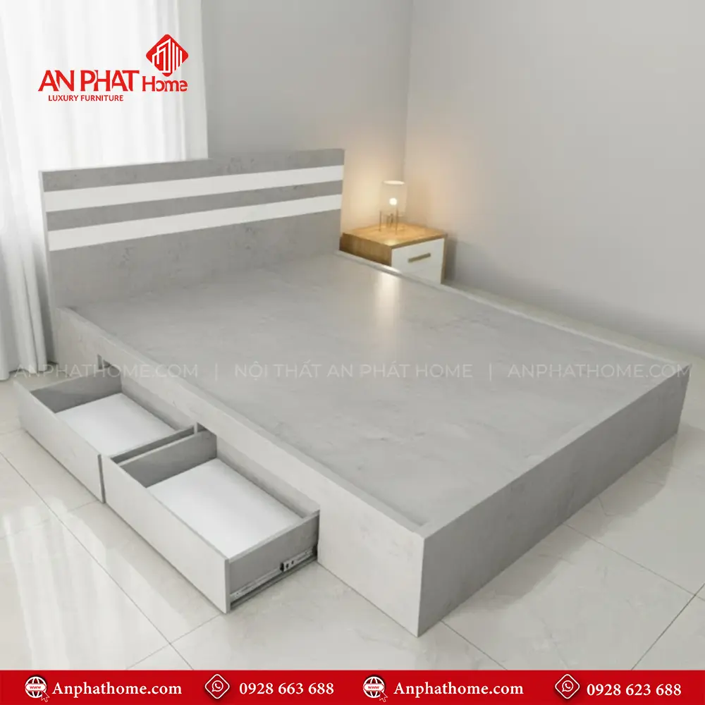 Giường Ngủ Hiện Đại Gỗ Công Nghiệp GN-201 19 Giường Ngủ Hiện Đại Gỗ Công Nghiệp GN-201