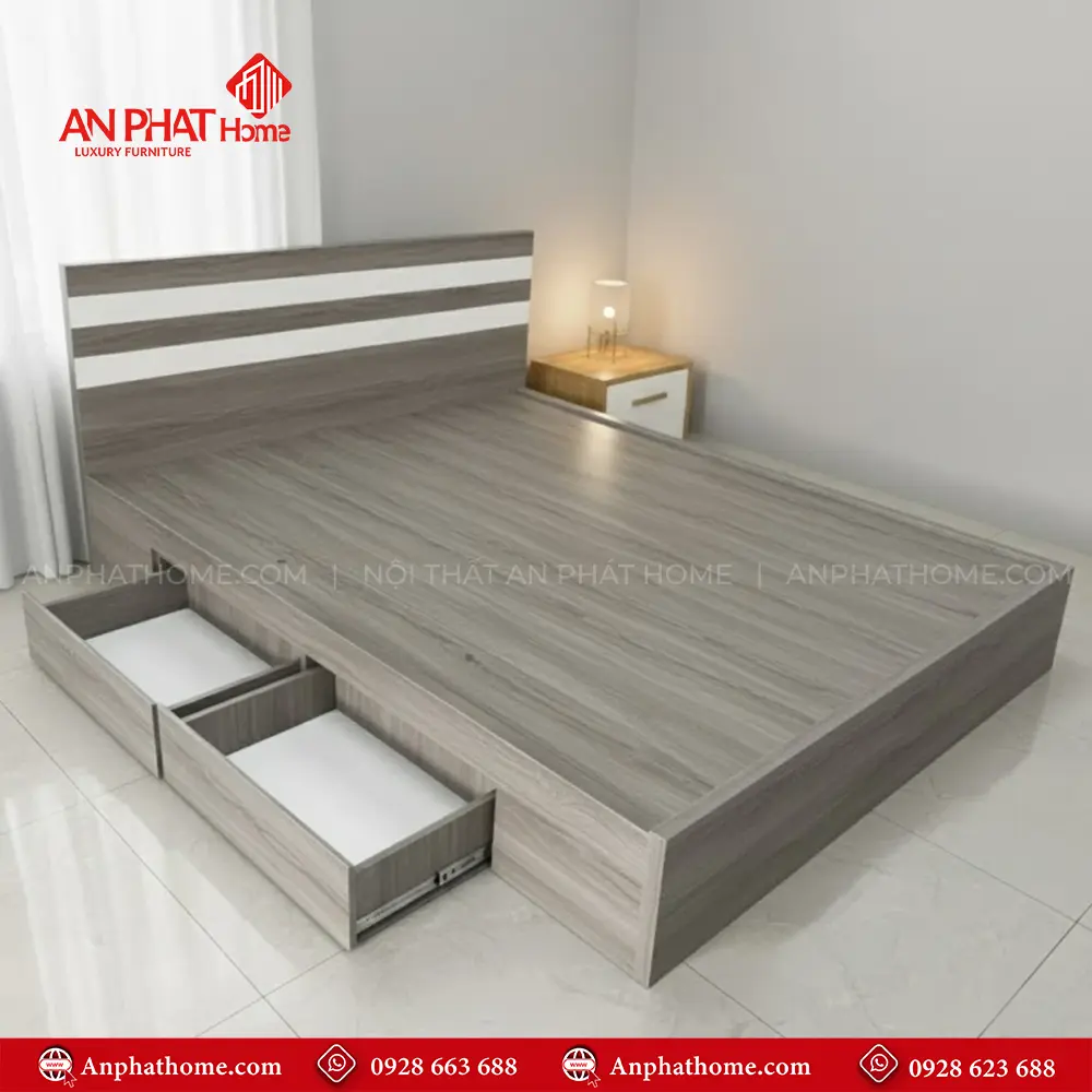 Giường Ngủ Hiện Đại Gỗ Công Nghiệp GN-201 18 Giường Ngủ Hiện Đại Gỗ Công Nghiệp GN-201