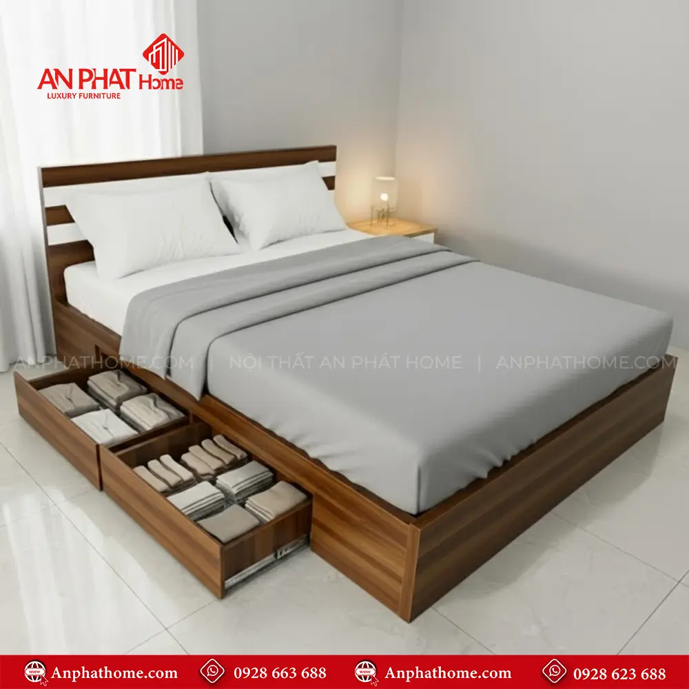 Giường Ngủ Hiện Đại Gỗ Công Nghiệp GN-201 21 Giường Ngủ Hiện Đại Gỗ Công Nghiệp GN-201