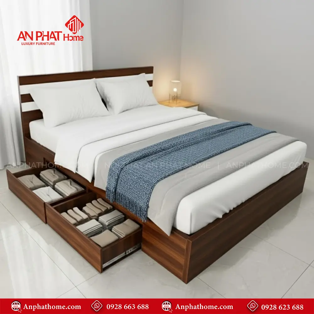 Giường Ngủ Hiện Đại Gỗ Công Nghiệp GN-201 22 Giường Ngủ Hiện Đại Gỗ Công Nghiệp GN-201