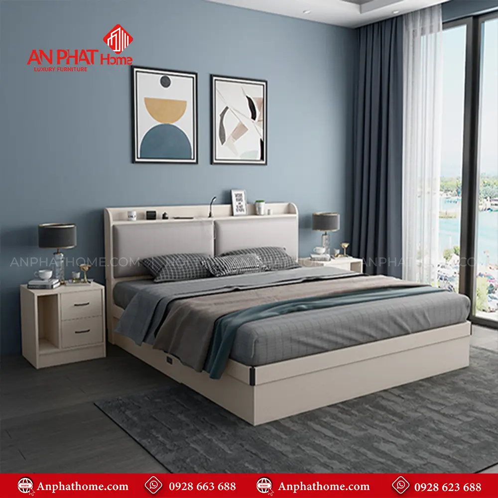 Giường Ngủ Hiện Đại Gỗ Công Nghiệp GN-219 17 Giường Ngủ Hiện Đại Gỗ Công Nghiệp GN-219