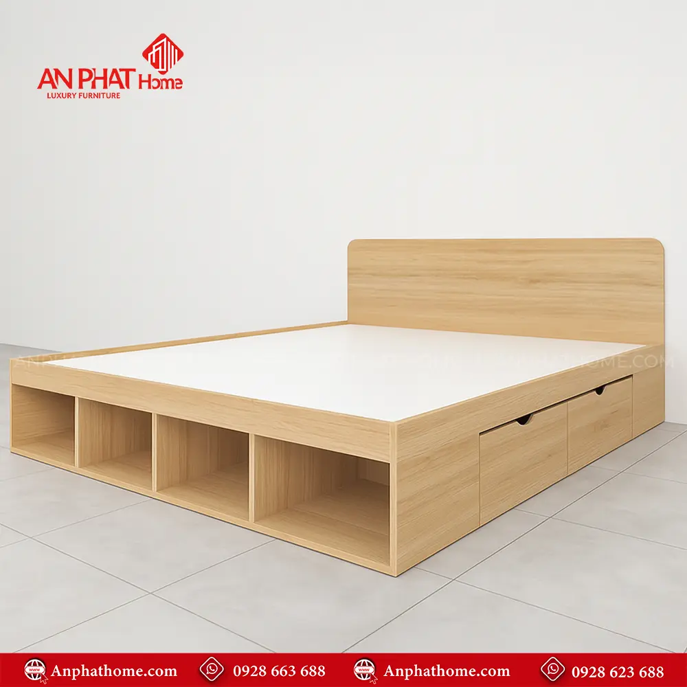 Giường Ngủ Hiện Đại Gỗ Công Nghiệp GN-237 25 Giường Ngủ Hiện Đại Gỗ Công Nghiệp GN-237