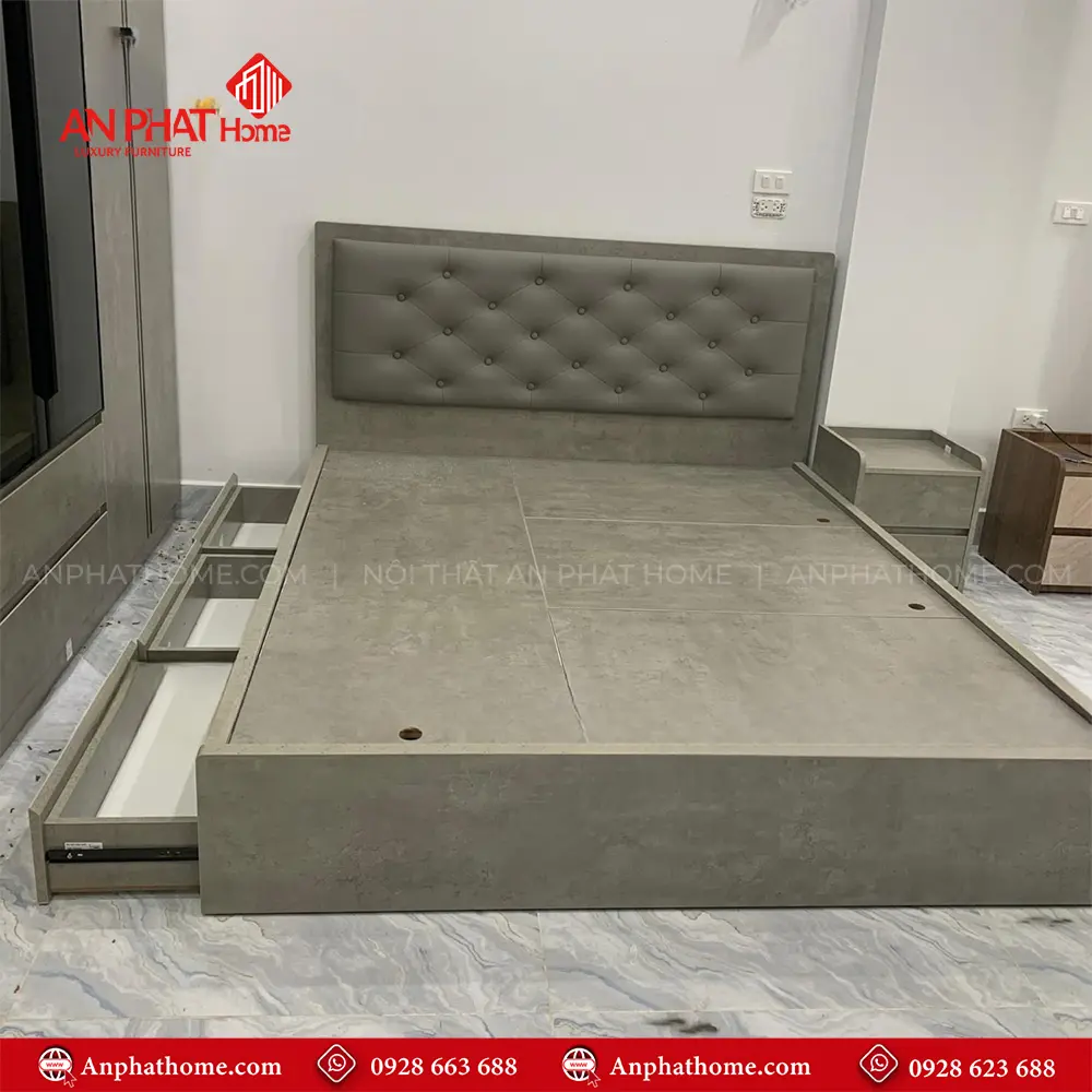 Giường Ngủ Hiện Đại MDF GN-306 9 Giường Ngủ Hiện Đại MDF GN-306