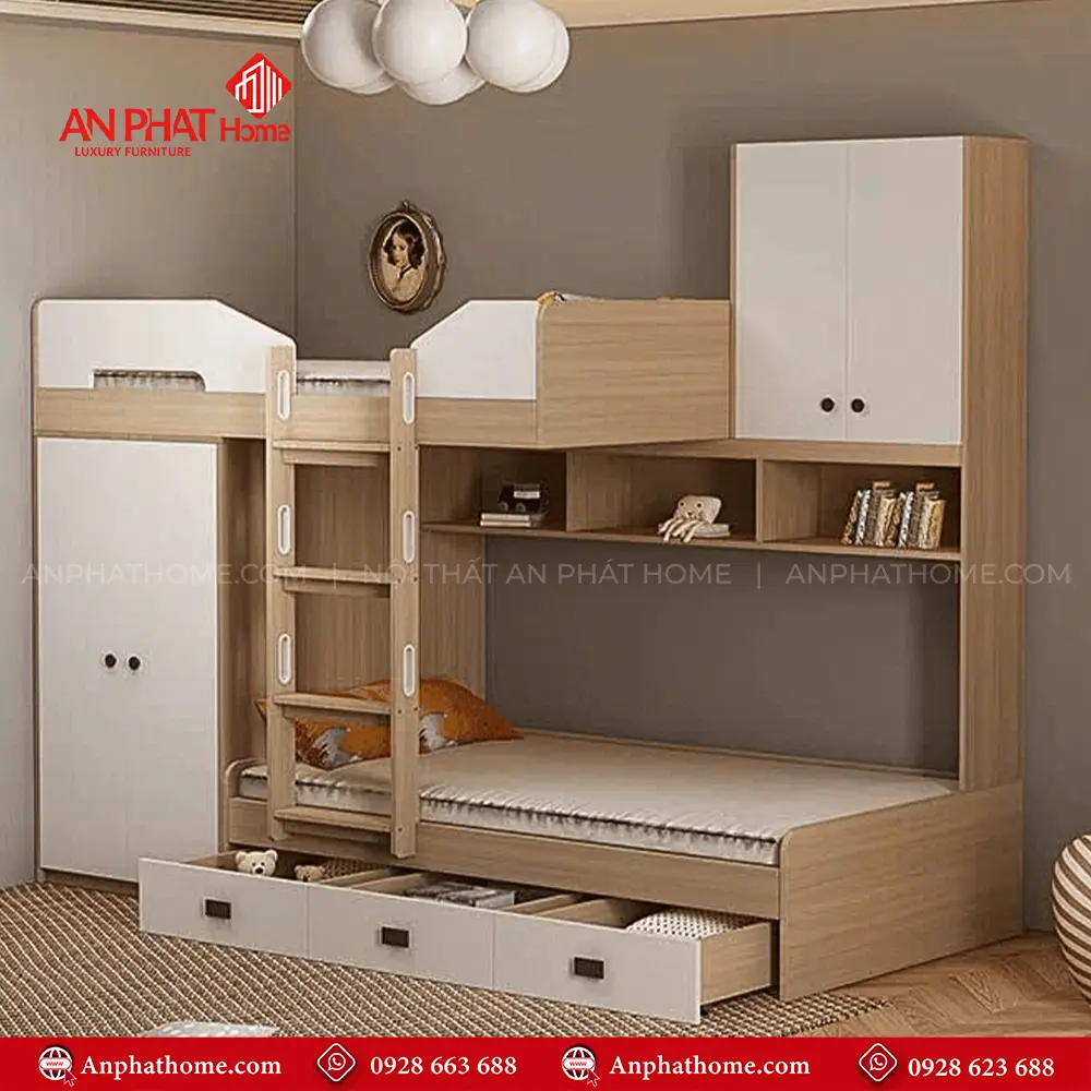 Giường Ngủ Thông Minh 2 Tầng GN-308 11 Giường Ngủ Thông Minh 2 Tầng GN-308
