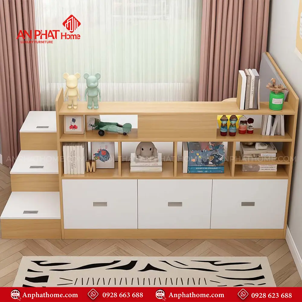 Giường Ngủ Thông Minh Bậc Thang Và Ngăn Chứa Đồ GN-211 14 Giường Ngủ Thông Minh Bậc Thang Và Ngăn Chứa Đồ GN-211
