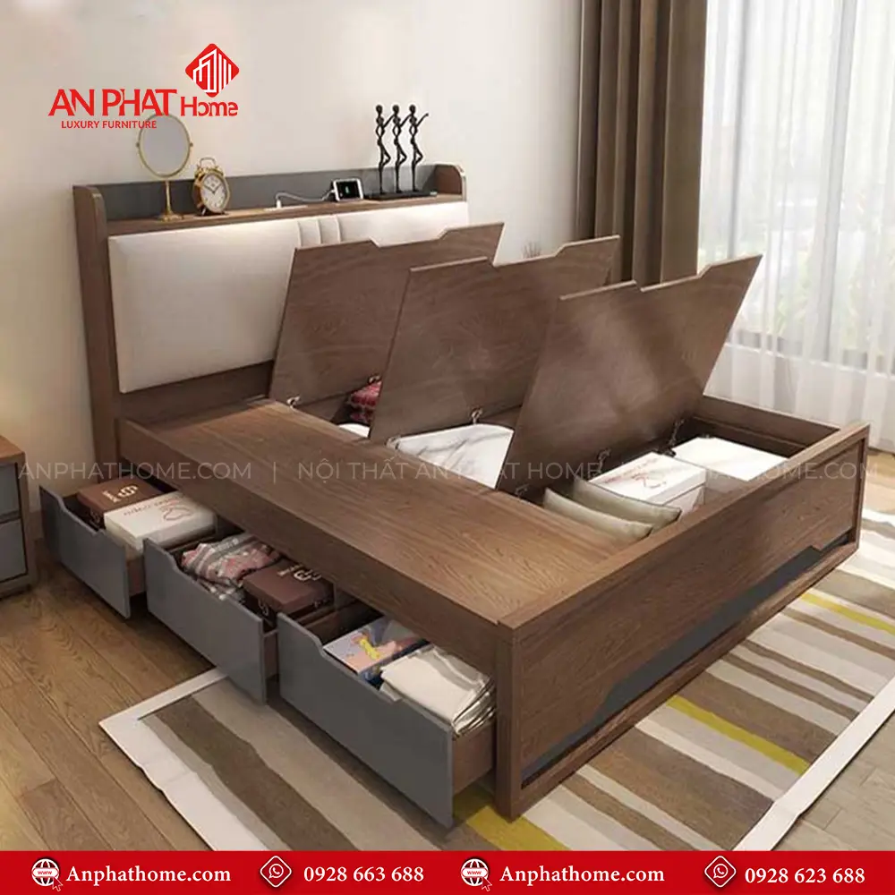 Giường Ngủ Thông Minh Có Ngăn Kéo GN-228 16 Giường Ngủ Thông Minh Có Ngăn Kéo GN-228