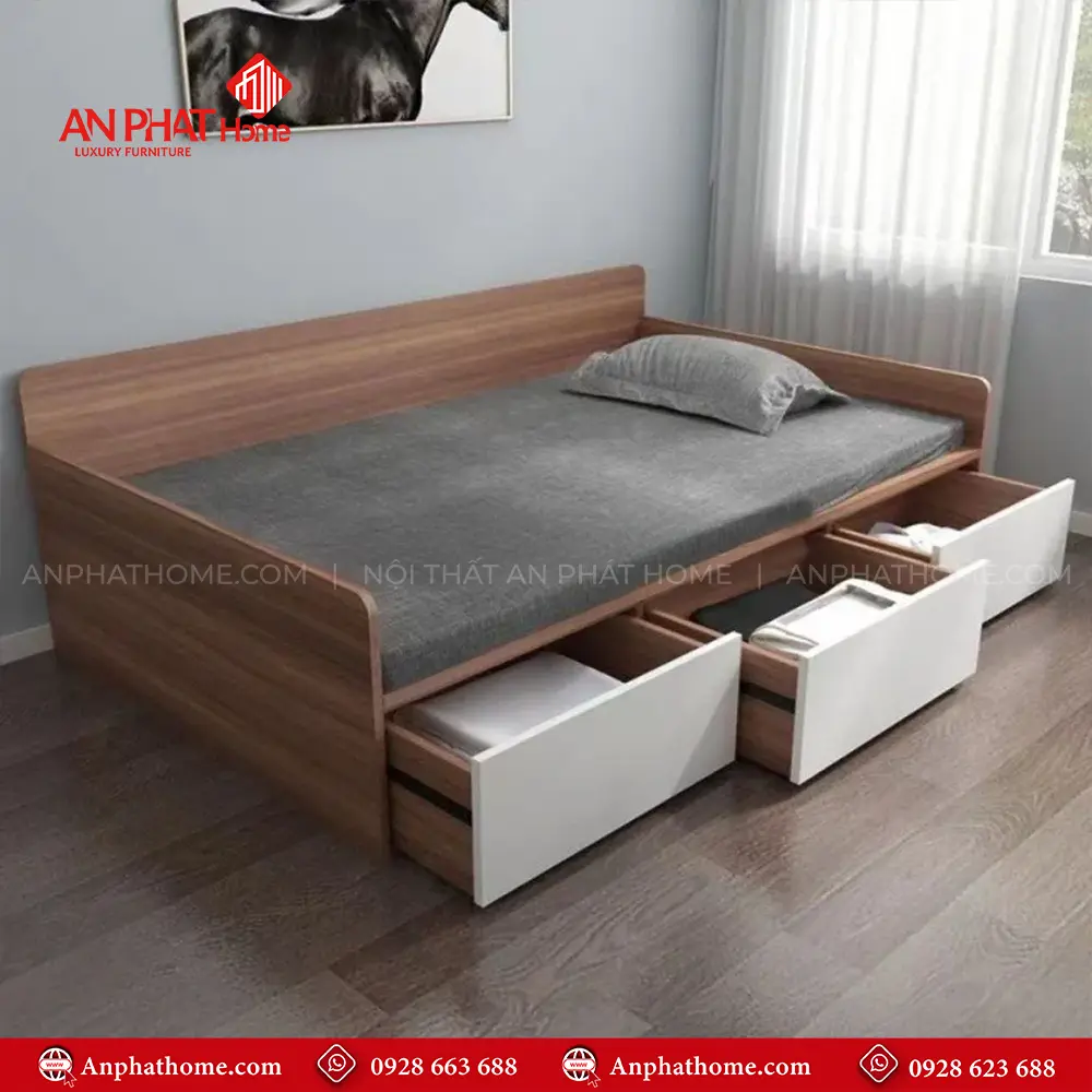 Giường Ngủ Thông Minh Có Ngăn Kéo GN-354