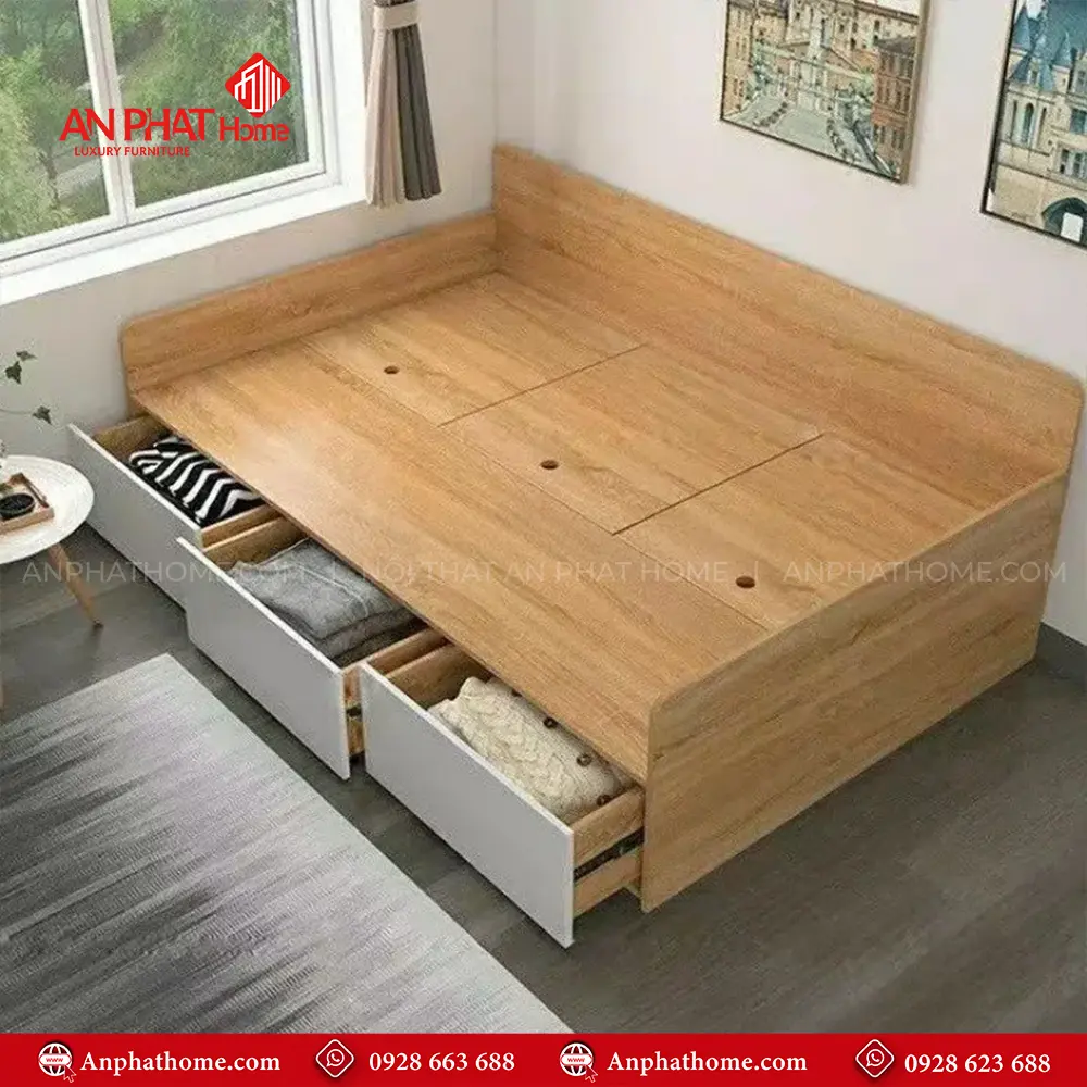 Giường Ngủ Thông Minh Có Ngăn Kéo GN-354