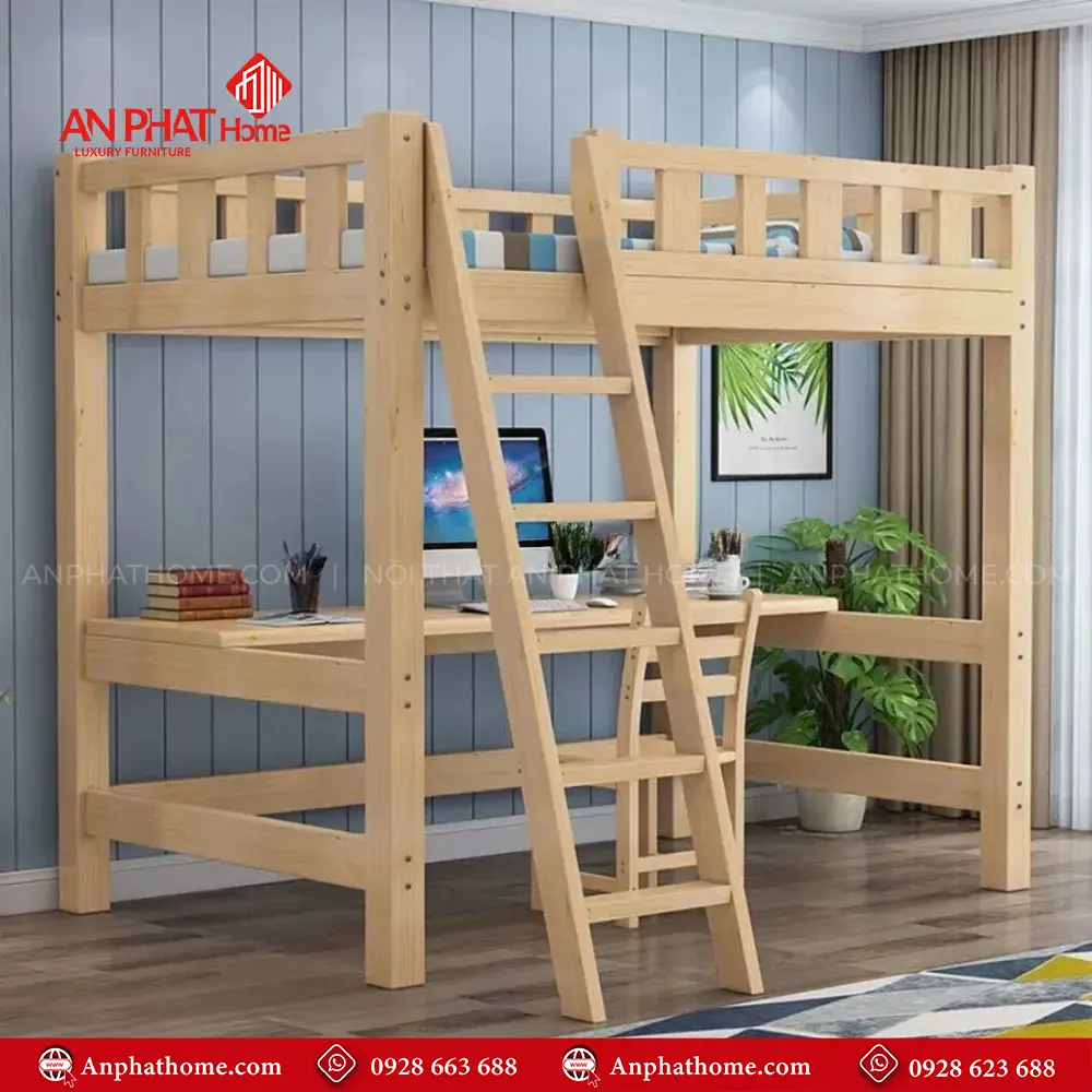 Giường Ngủ Thông Minh Kết Hợp Bàn Học Cho Bé GN-351 18 Giường Ngủ Thông Minh Kết Hợp Bàn Học Cho Bé GN-351