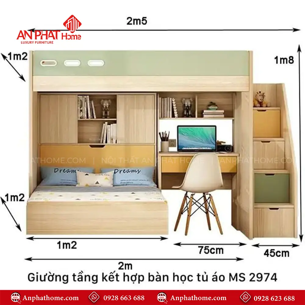 Giường Tầng Cao Cấp Hiện Đại GN-330 19 Giường Tầng Cao Cấp Hiện Đại GN-330