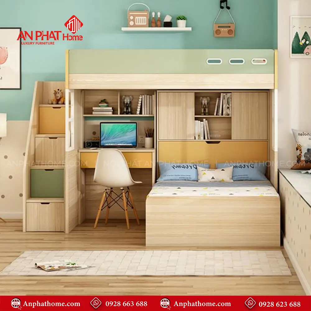 Giường Tầng Cao Cấp Hiện Đại GN-330 15 Giường Tầng Cao Cấp Hiện Đại GN-330