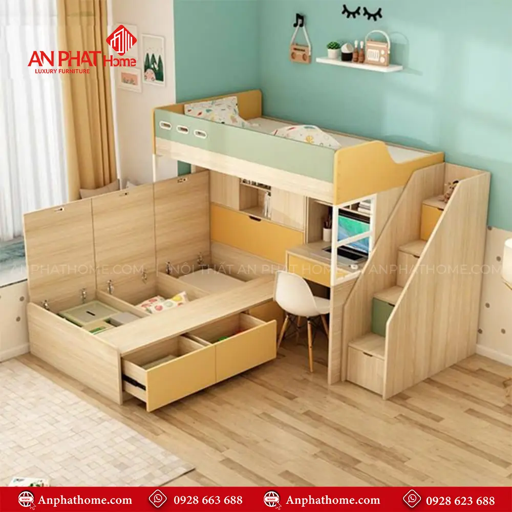 Giường Tầng Cao Cấp Hiện Đại GN-330 16 Giường Tầng Cao Cấp Hiện Đại GN-330