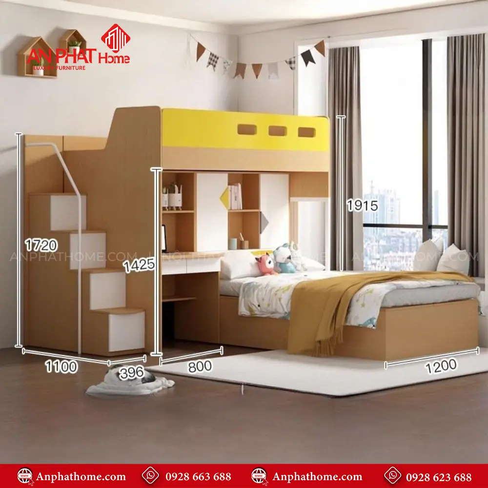 Giường Tầng Đa Năng Hiện Đại GN-317